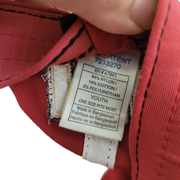 Adidas NBA Fitmax 7.0 Miami Heat White Logo Fitted YOUTH Cap OSFM - Picture 9 of 9